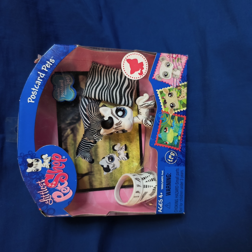 Littlest Pet Shop Postcard Pets - Zebra